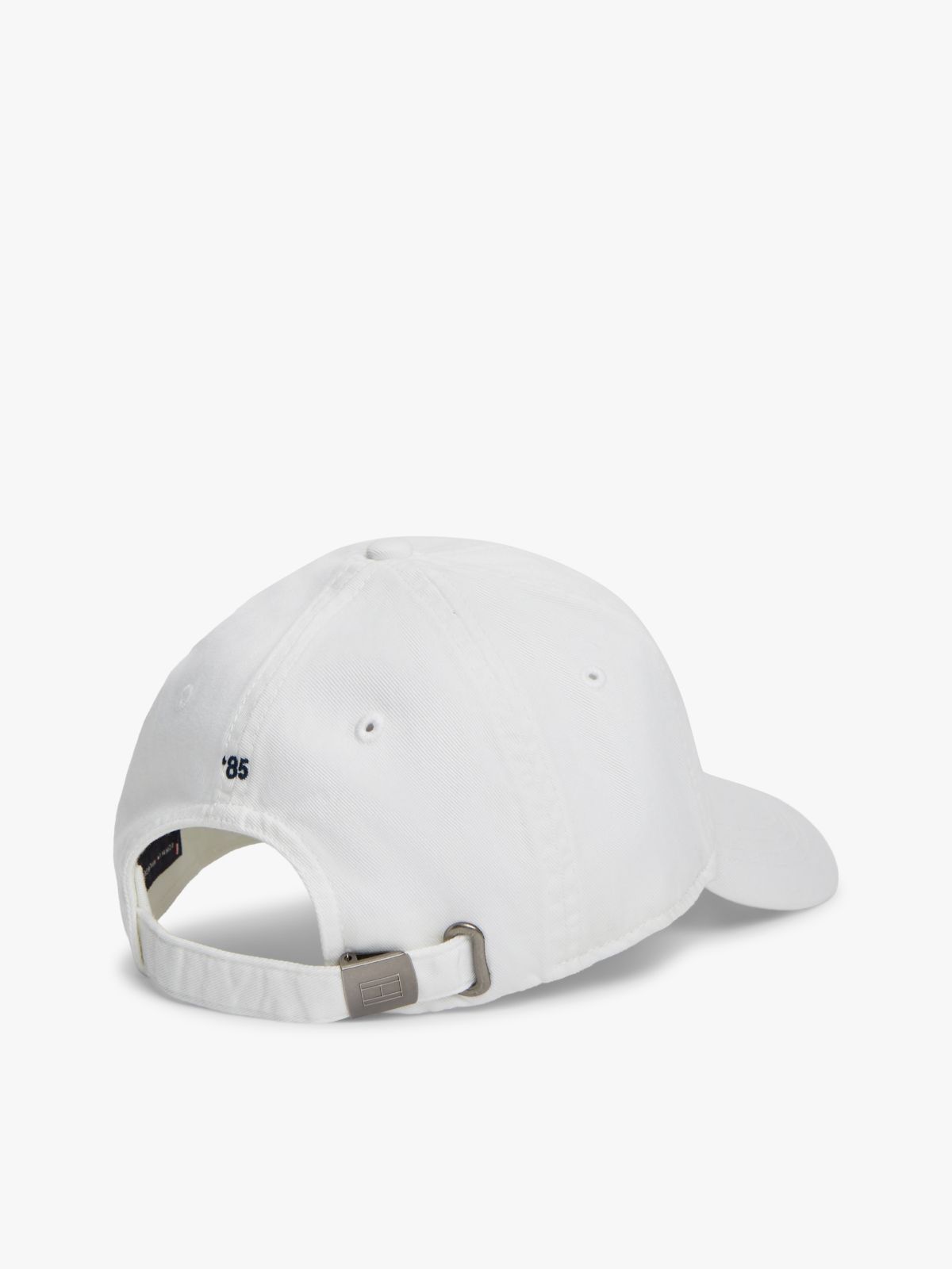 Hilfiger Flag Embroidery Baseball Cap — White