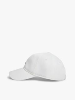 Hilfiger Flag Embroidery Baseball Cap — White 3