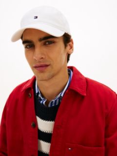 Hilfiger Flag Embroidery Baseball Cap — White 4