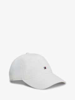 Hilfiger Flag Embroidery Baseball Cap — White 1
