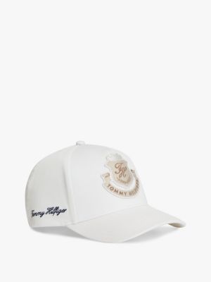 white heritage logo patch embroidery baseball cap for men tommy hilfiger