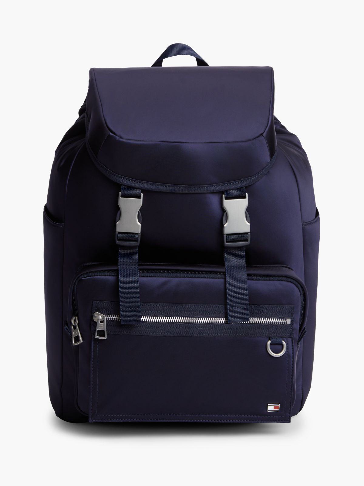 Toggle Drawstring Travel Backpack — Blue