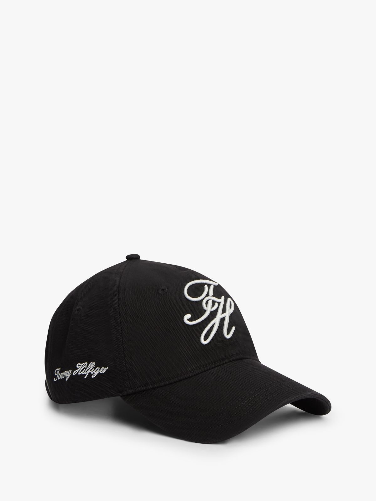 Logo Embroidery Baseball Cap — Black