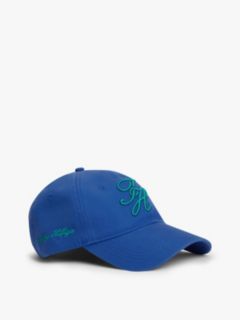 Logo Embroidery Baseball Cap — Blue 1