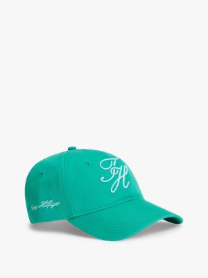 green logo embroidery baseball cap for men tommy hilfiger
