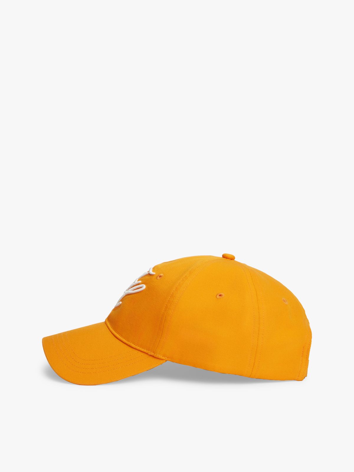 Logo Embroidery Baseball Cap — Orange