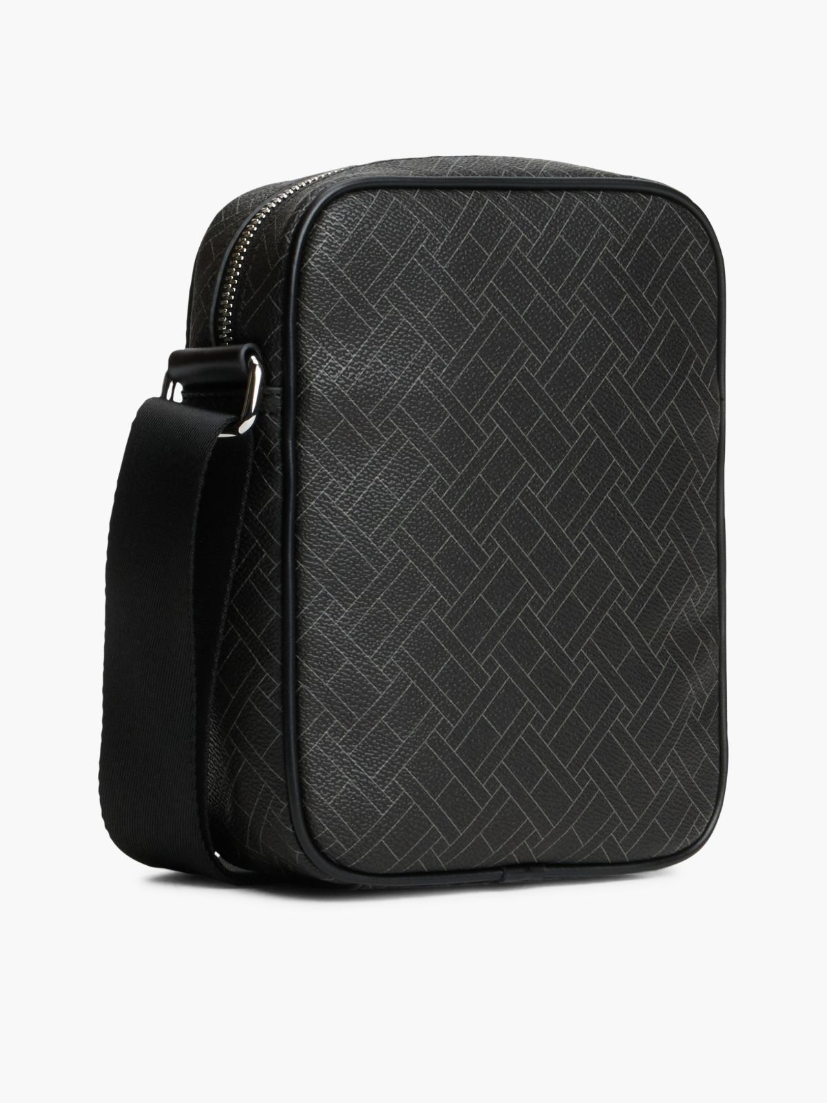 Hilfiger Flag Crossbody Reporter Bag — Black
