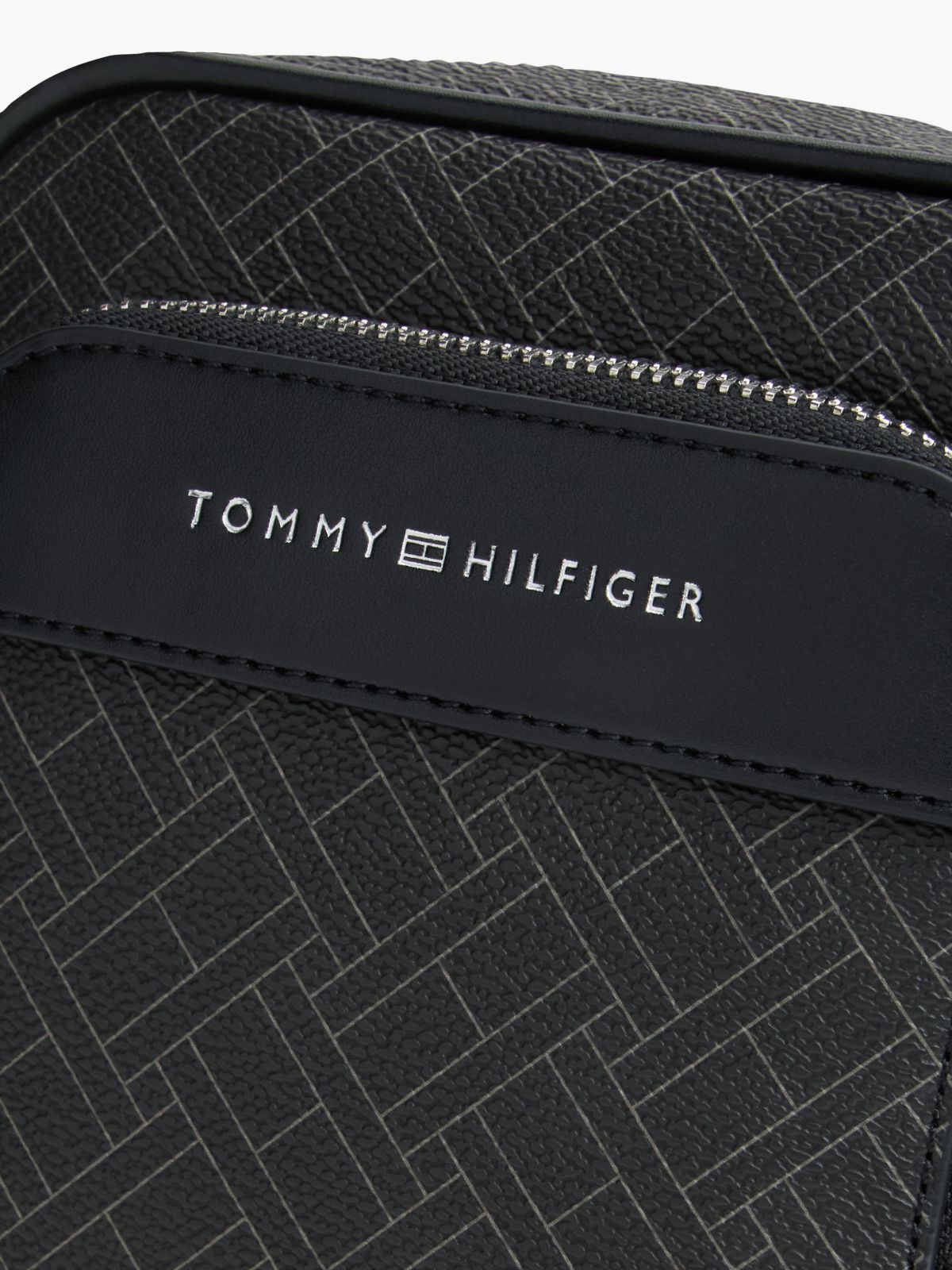 Hilfiger Flag Crossbody Reporter Bag — Black