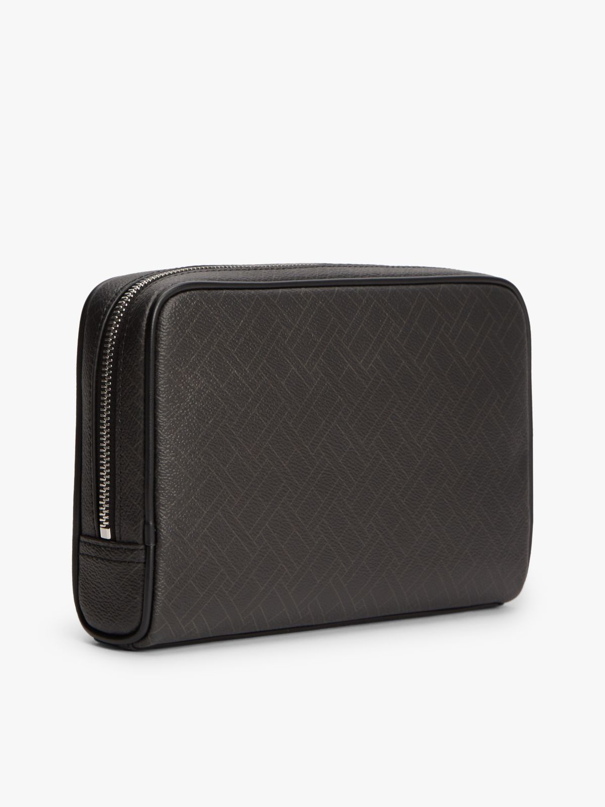 Hilfiger Flag Mixed Texture Pouch — Black