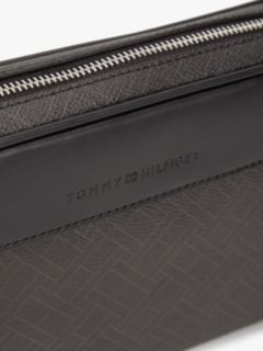 Hilfiger Flag Mixed Texture Pouch — Black 3