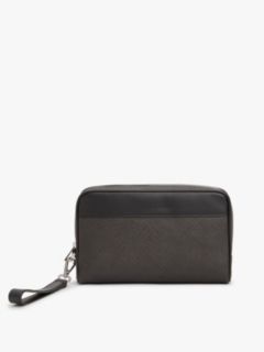 Hilfiger Flag Mixed Texture Pouch — Black 1