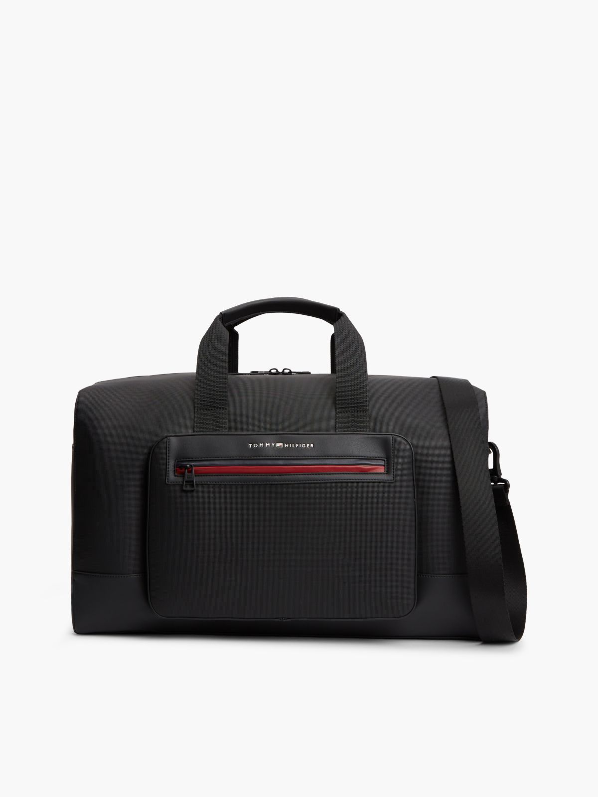 Metal Logo Duffel Bag — Black