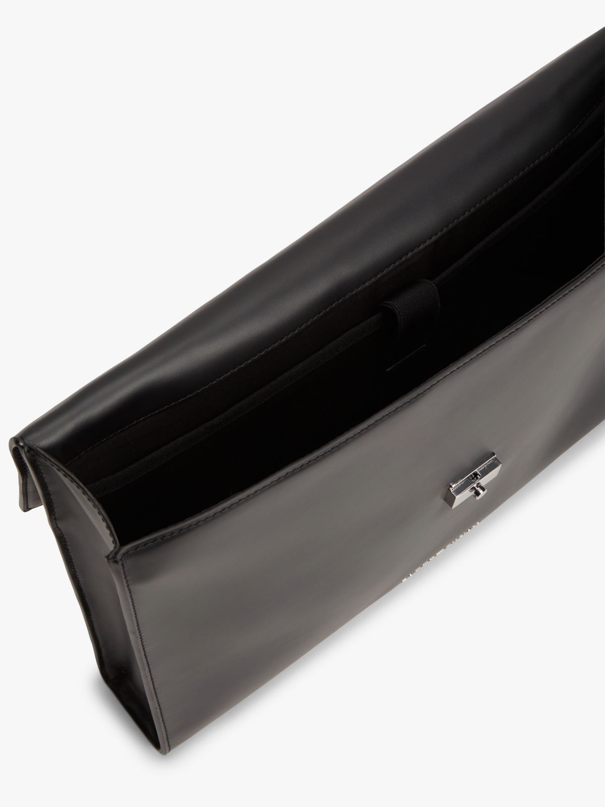 TH Business Leather Laptop Bag — Black