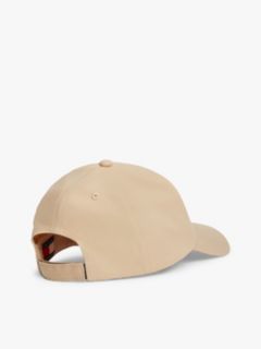 Linear Logo Embroidery Baseball Cap — Beige 2
