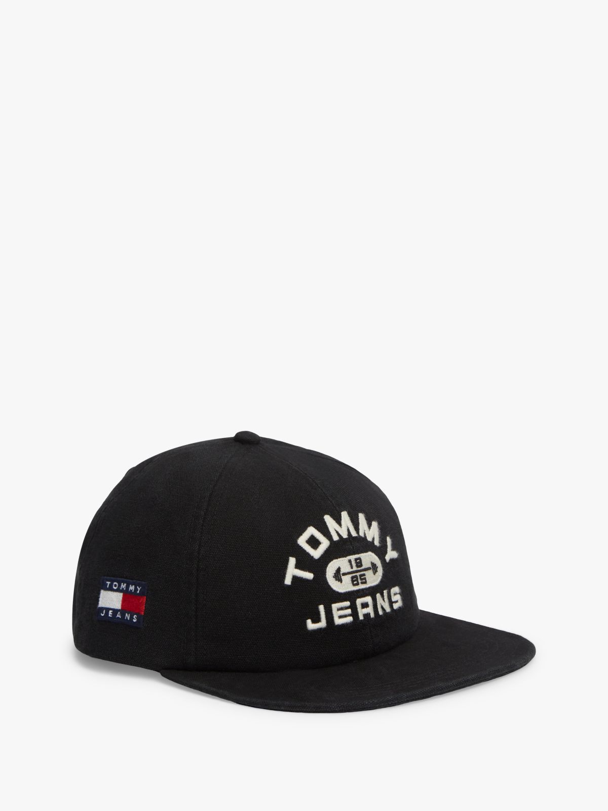 Gym Logo Embroidery Trucker Cap — Black