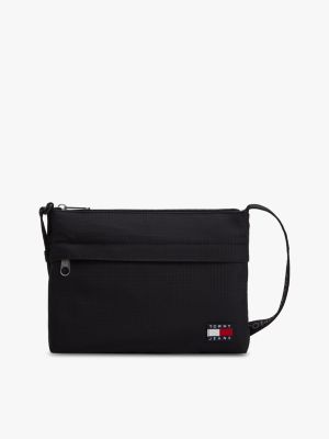 sacoche à bandoulière essential en ripstop beige pour hommes tommy jeans