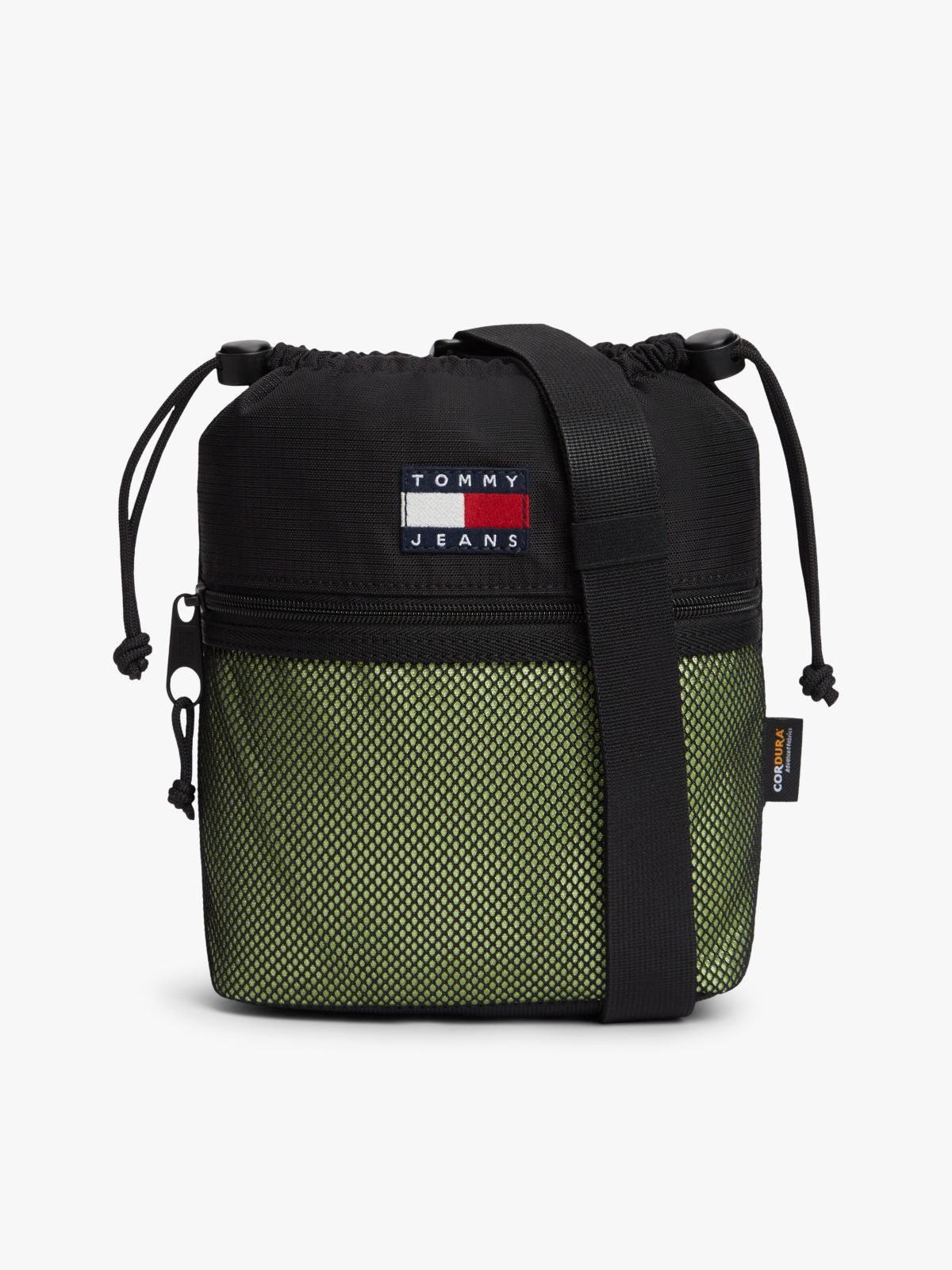 Logo Ripstop Crossbody Outdoor Bag — Black