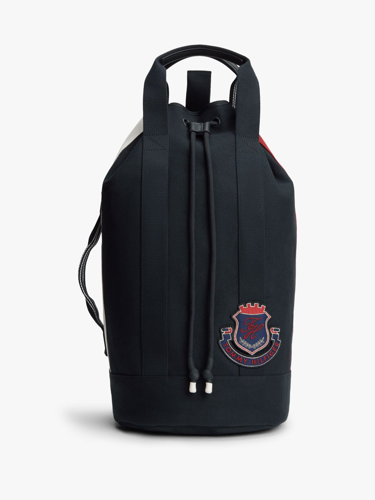Hertiage Logo Patch Crossbody Sling Bag — Blue
