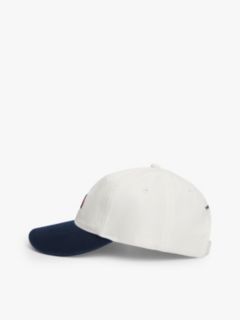 Heritage Logo Washed Baseball Cap — White 3