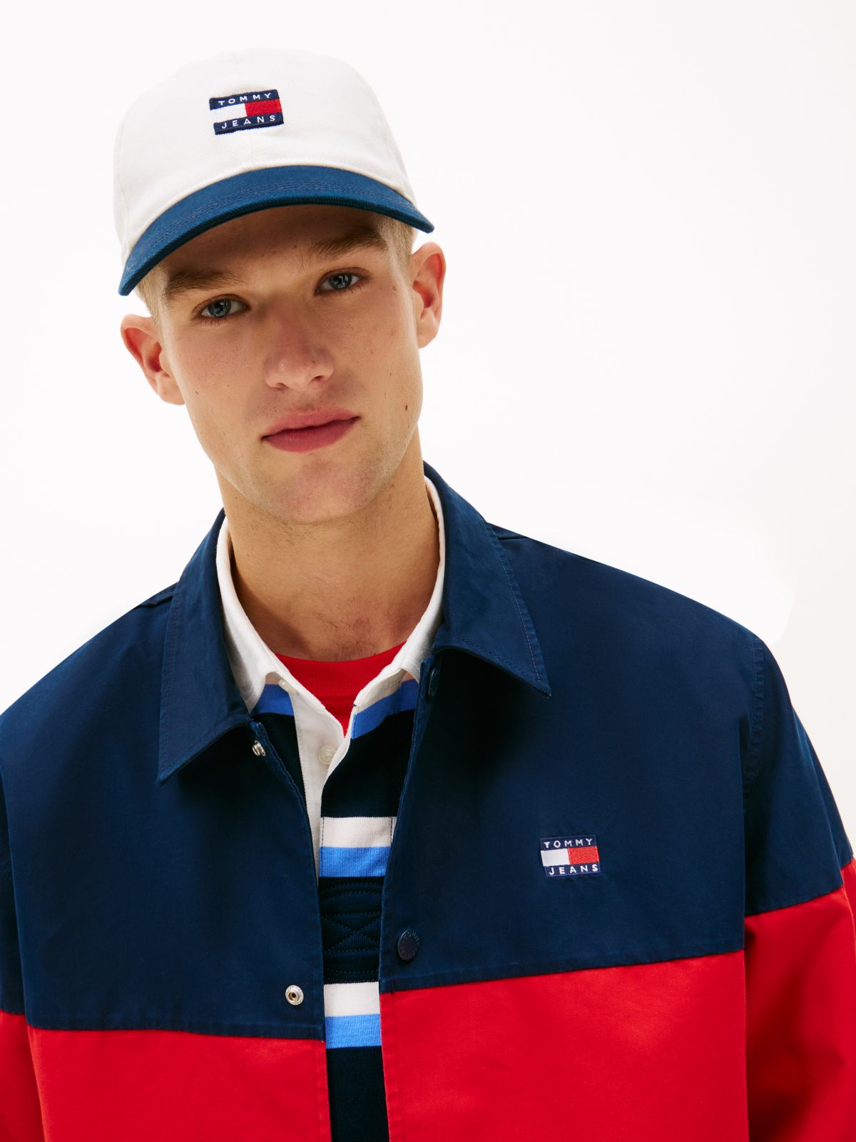 Heritage Logo Washed Baseball Cap — White
