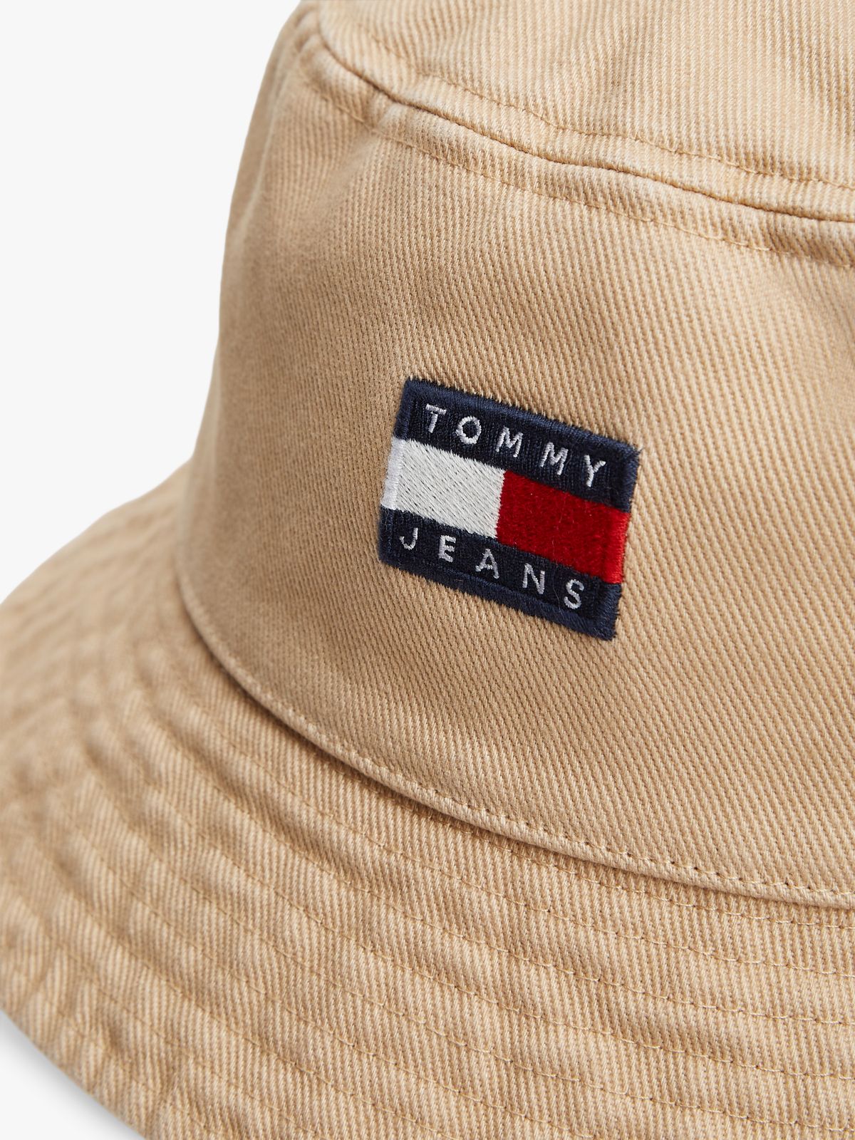 Heritage Logo Washed Bucket Hat — Beige