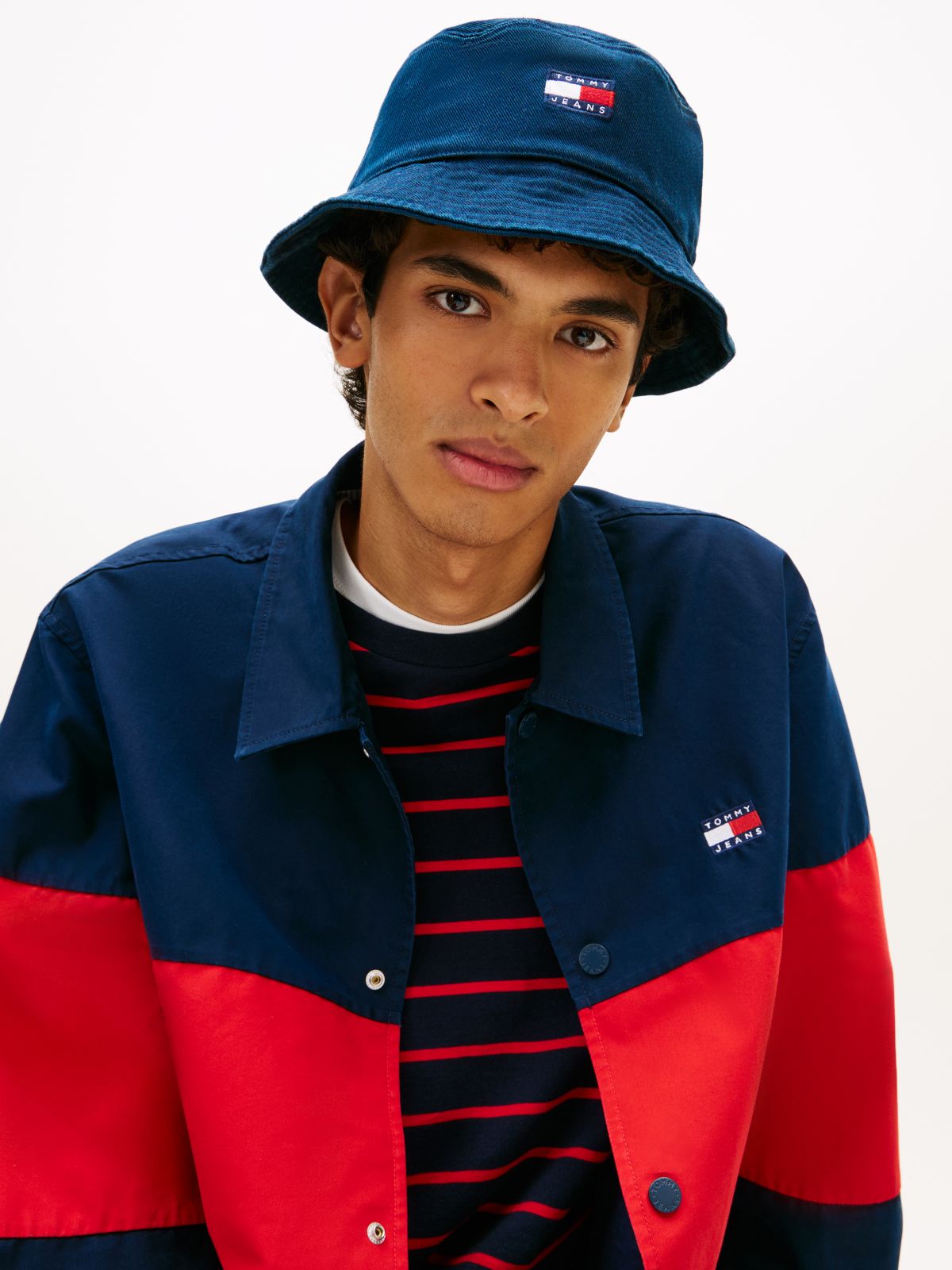 Heritage Logo Washed Bucket Hat — Blue