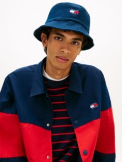 Heritage Logo Washed Bucket Hat — Blue 4