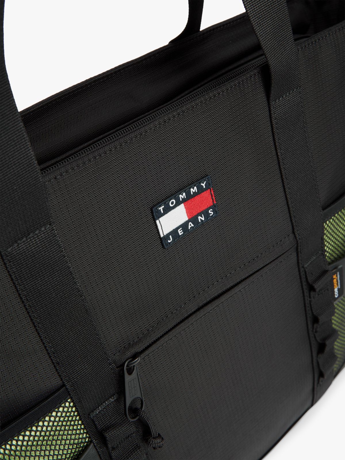 Logo Ripstop Outdoor Tote Bag — Black