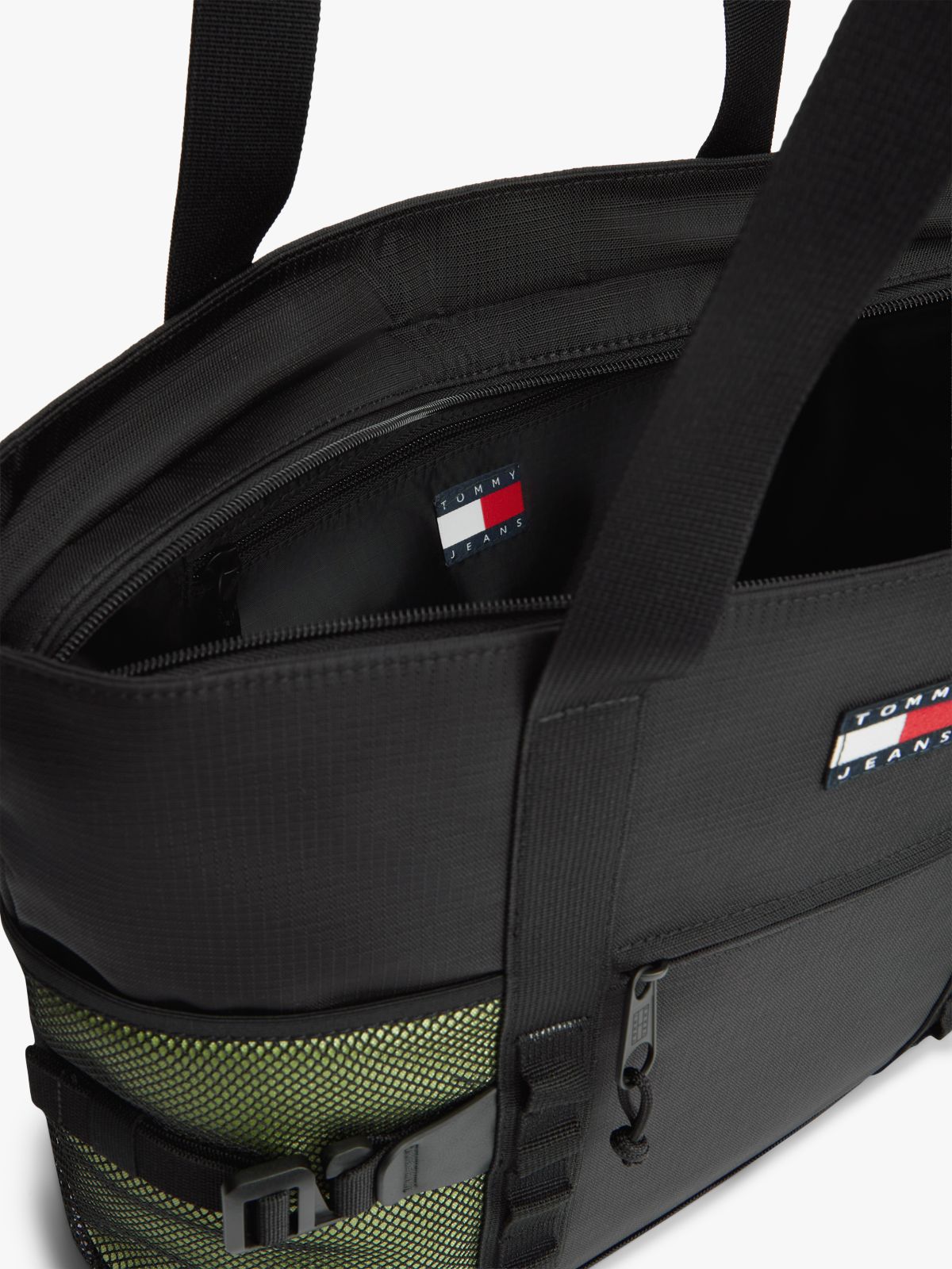Logo Ripstop Outdoor Tote Bag — Black