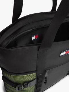 Logo Ripstop Outdoor Tote Bag — Black 4