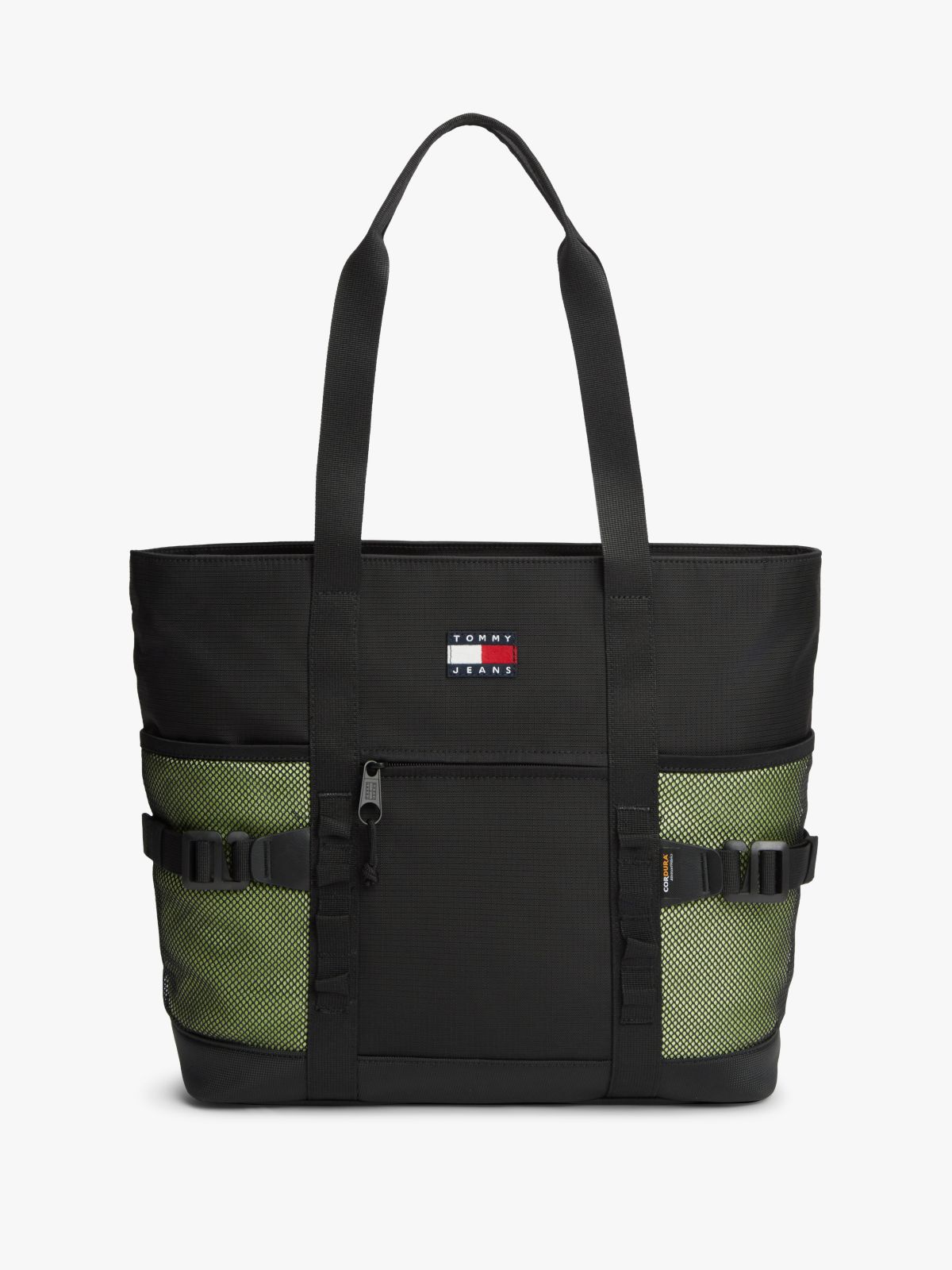 Logo Ripstop Outdoor Tote Bag — Black