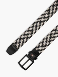 Denton Enamel Flag Woven Belt — Black 2