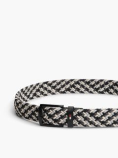 Denton Enamel Flag Woven Belt — Black 3