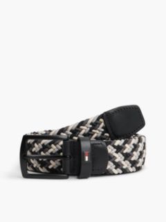 Denton Enamel Flag Woven Belt — Black 1