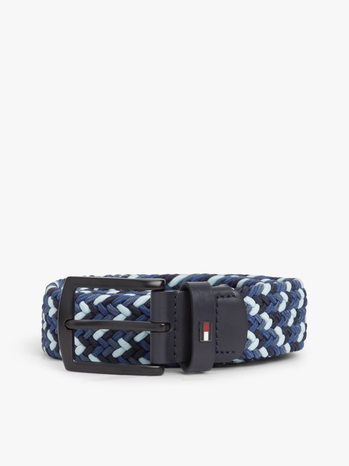 Denton Enamel Flag Woven Belt — Blue