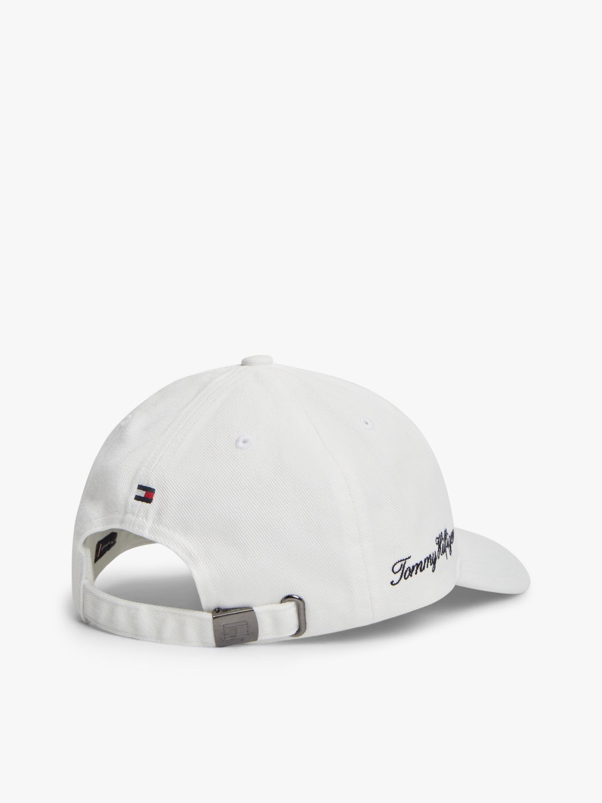 Heritage Logo Embroidery Washed Baseball Cap — White