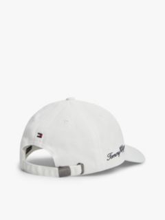 Heritage Logo Embroidery Washed Baseball Cap — White 2