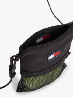 Logo Mesh Pocket Ripstop Outdoor Pouch — Black 4