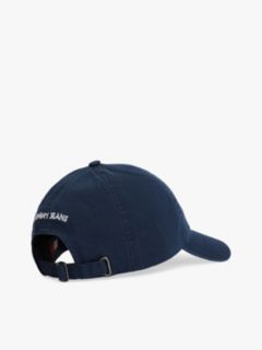 Wavy Logo Washed Twill Baseball Cap — Blue 2