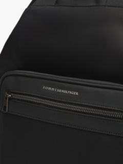Metal Logo Crossbody Sling Bag — Black 3