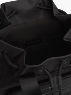 Metal Logo Crossbody Sling Bag — Black 4