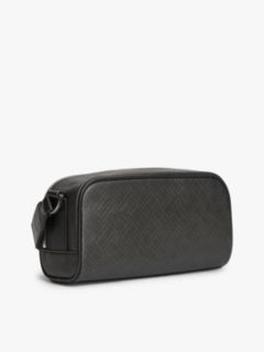 Embossed Flag Crossbody Camera Bag — Black 2