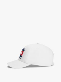 Graphic Embroidery Six-Panel Baseball Cap — White 3