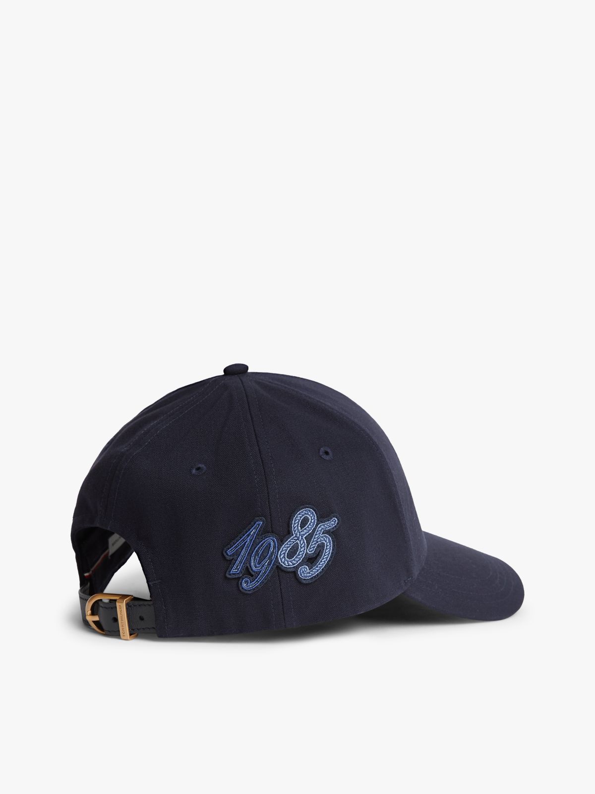 Logo Patch Six-Panel Baseball Cap — Blue