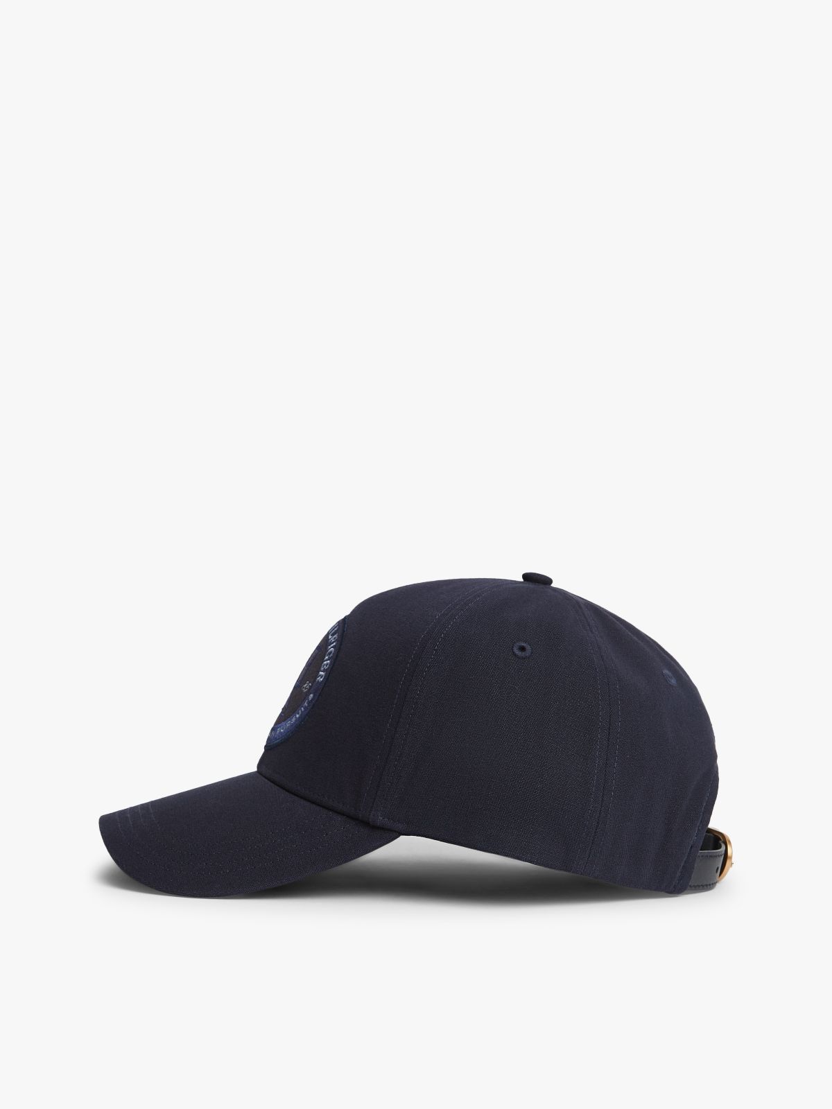 Logo Patch Six-Panel Baseball Cap — Blue