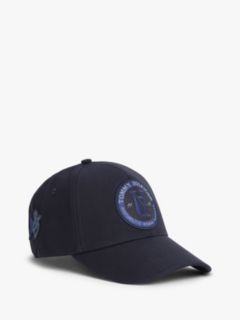 Logo Patch Six-Panel Baseball Cap — Blue 1