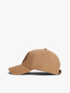 Logo Patch Six-Panel Baseball Cap — Brown 3