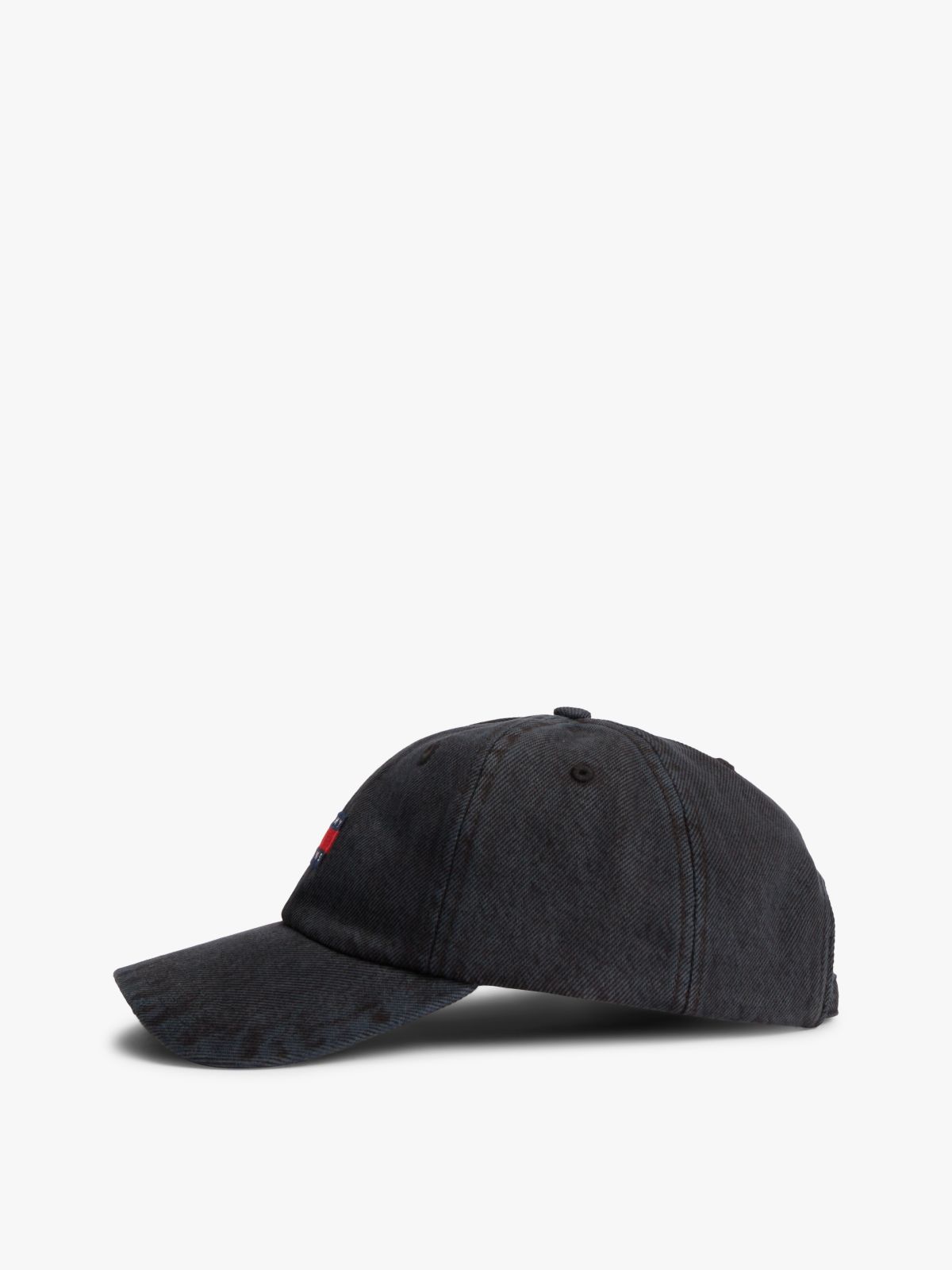 Heritage Logo Denim Baseball Cap — Black
