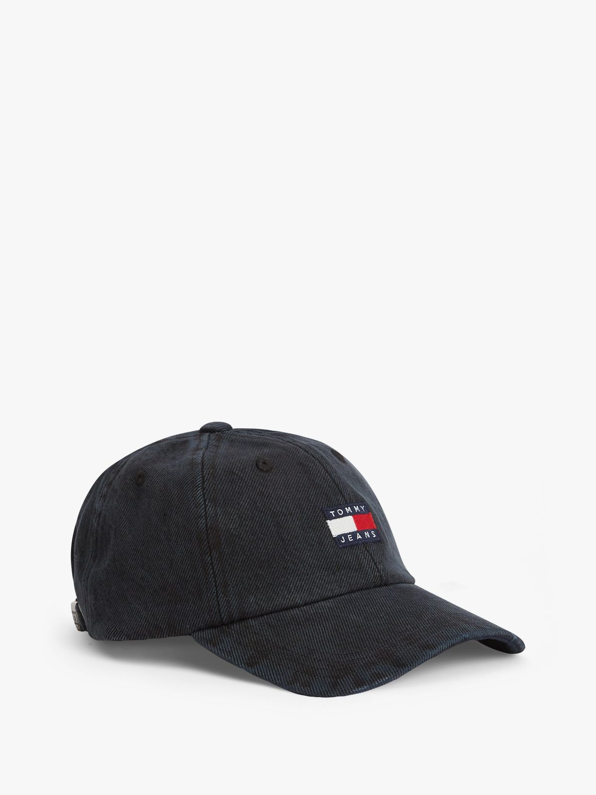 Heritage Logo Denim Baseball Cap — Black