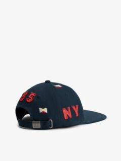 Flag Embroidery Six-Panel Baseball Cap — Blue 2